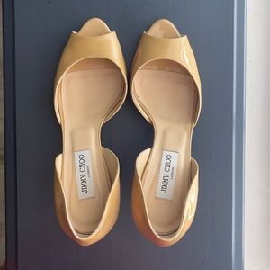 Jimmy Choo nude hills all genuine leather 42/US11